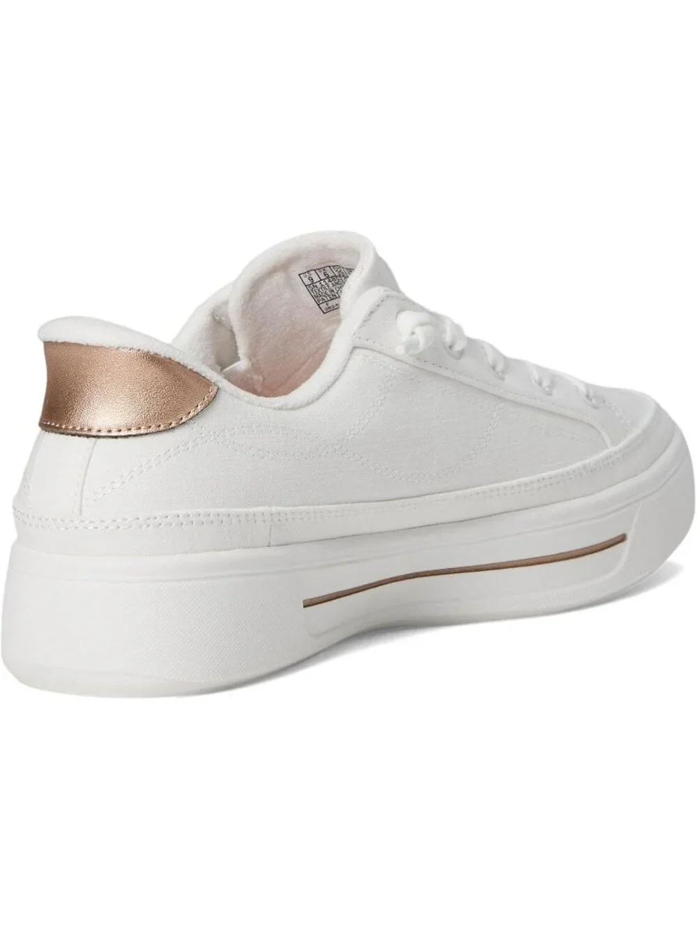 Women's White Tennis Shoes Classic Pull On Low Top Athletic Running Sneaker